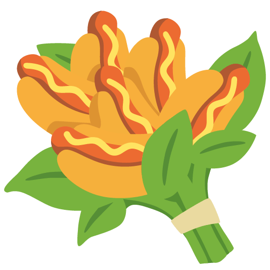hotdog bouquet