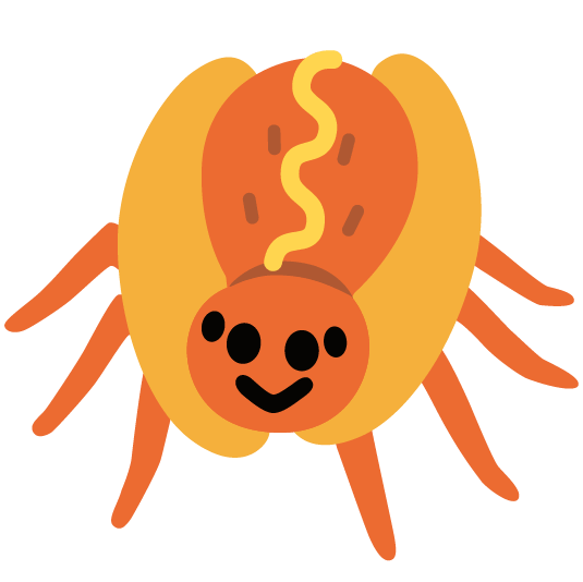 hotdog spider