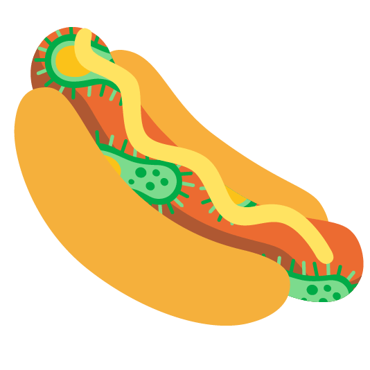 hotdog microbe