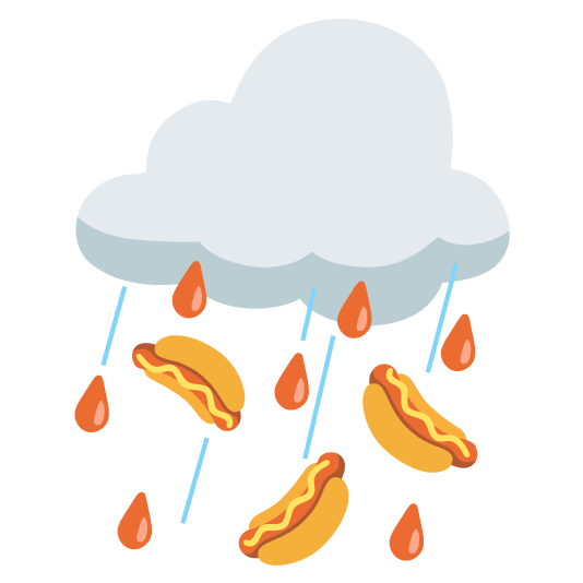 hotdog cloud