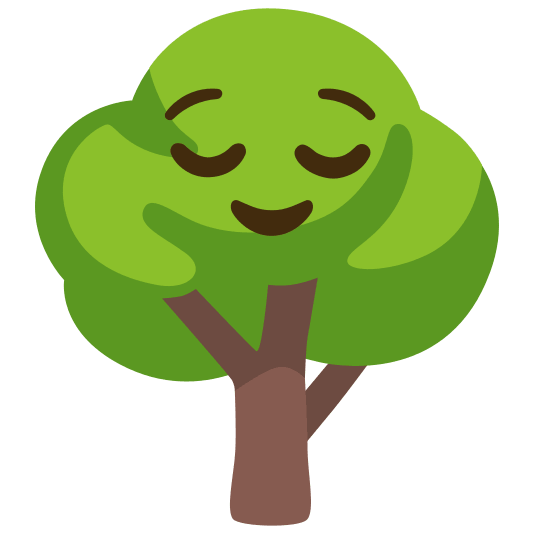 deciduous tree relieved