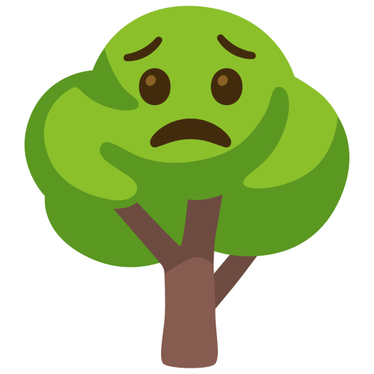 deciduous tree worried