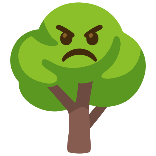deciduous tree angry
