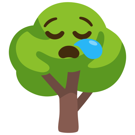 deciduous tree sleepy