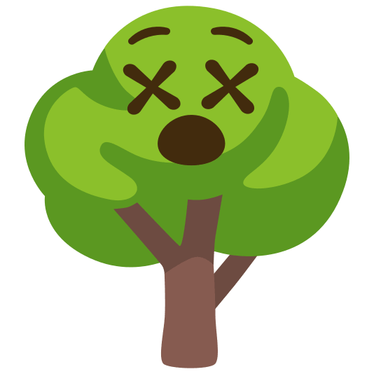 deciduous tree dizzy face