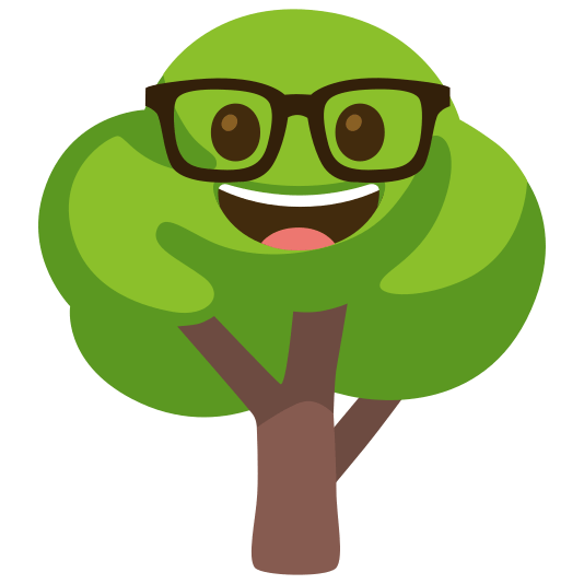 deciduous tree nerd face