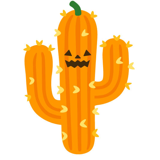 cactus jack o lantern