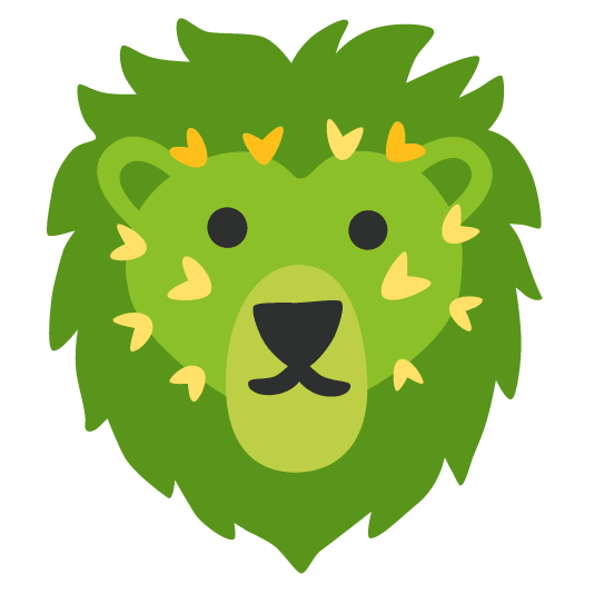 cactus lion face