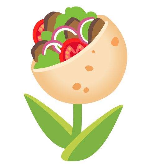 tulip stuffed flatbread