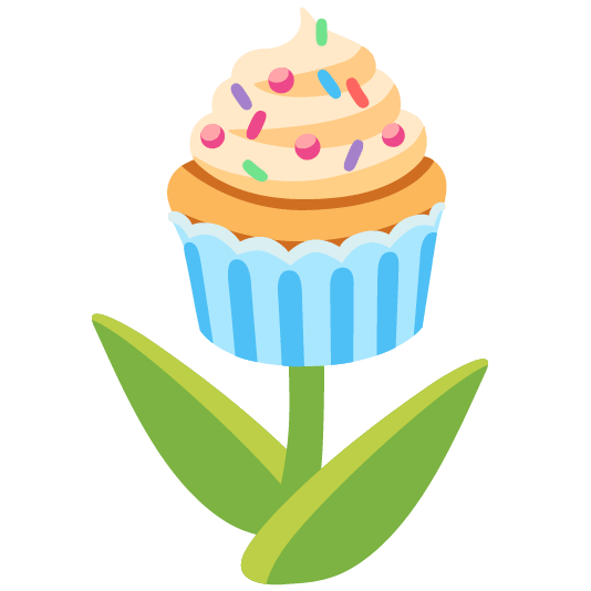 tulip cupcake