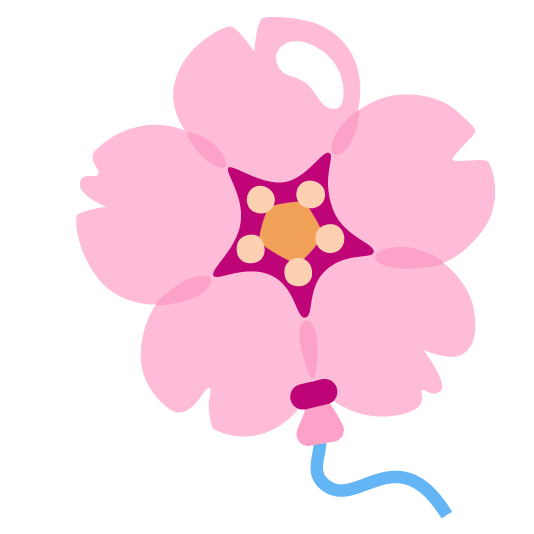 cherry blossom balloon