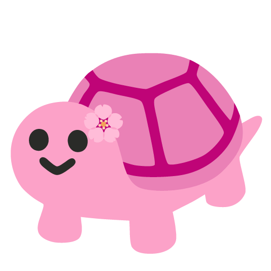 cherry blossom turtle