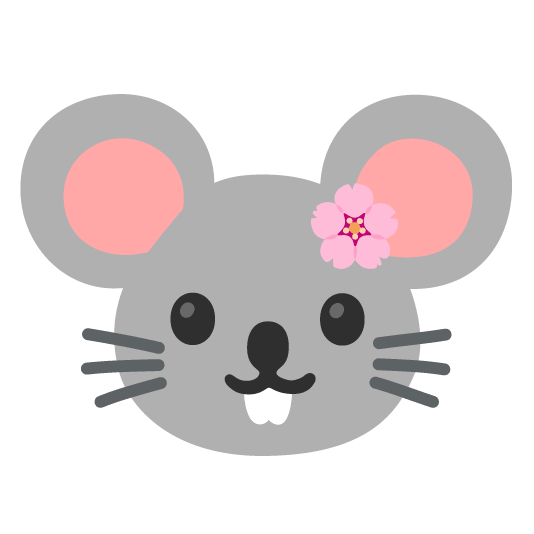 cherry blossom mouse