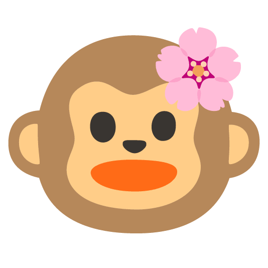 cherry blossom monkey face