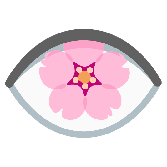 cherry blossom eye
