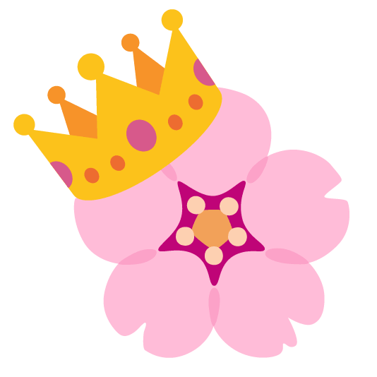 cherry blossom crown