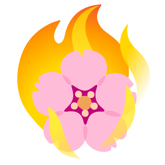 cherry blossom fire