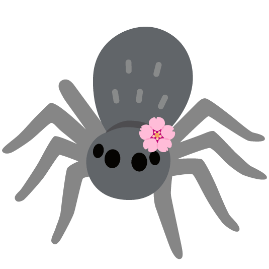 cherry blossom spider