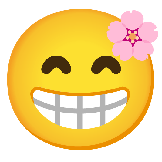 cherry blossom grin