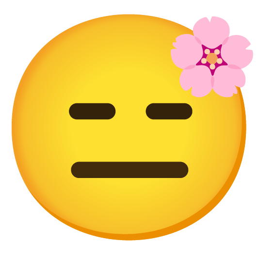 cherry blossom expressionless