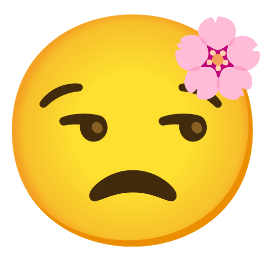 cherry blossom unamused