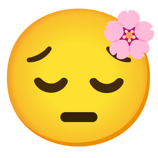 cherry blossom pensive