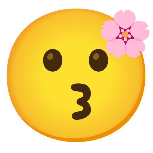 cherry blossom kissing