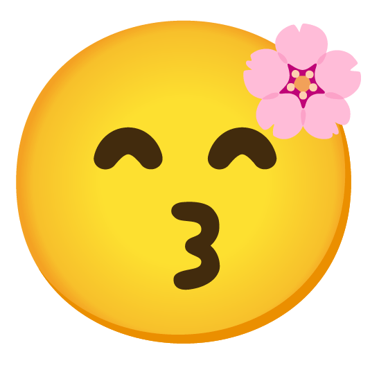 cherry blossom kissing smiling eyes