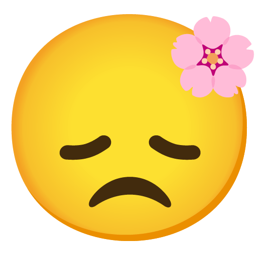 cherry blossom disappointed