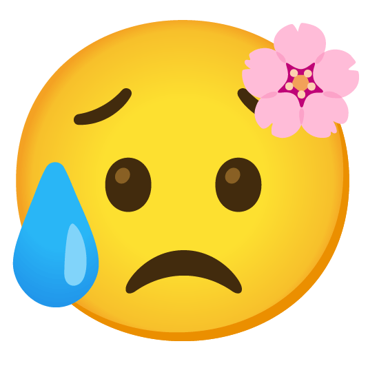 cherry blossom disappointed relieved