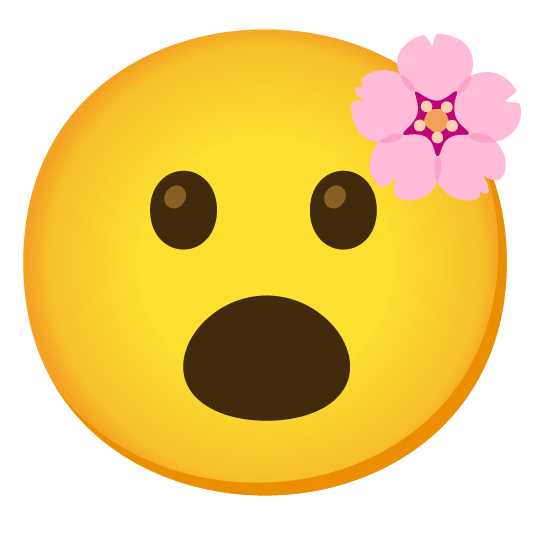 cherry blossom open mouth