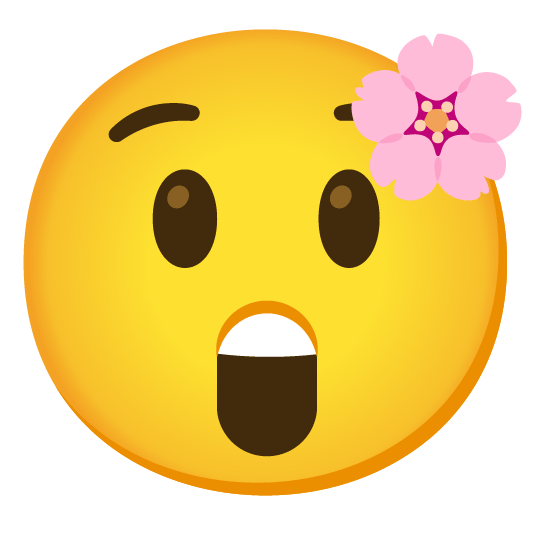 cherry blossom astonished