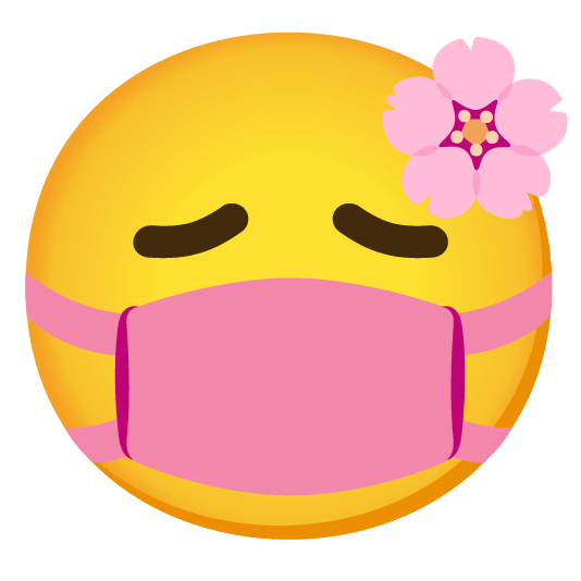 cherry blossom mask