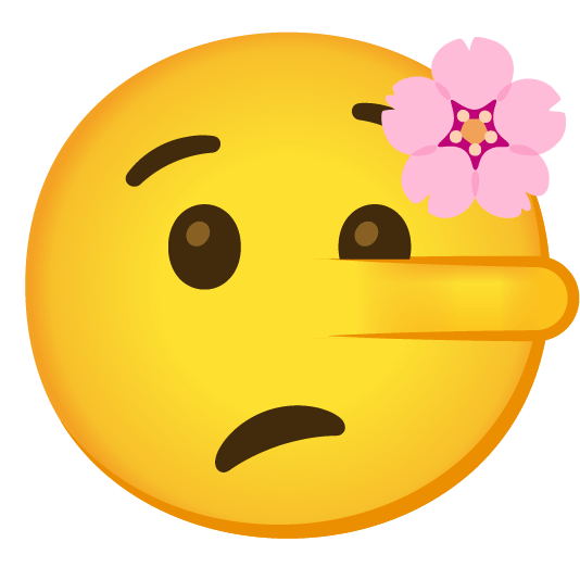 cherry blossom lying face