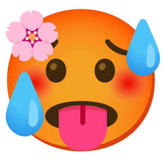 cherry blossom hot face