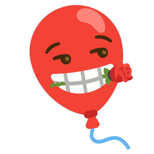 rose balloon