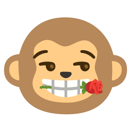 rose monkey face