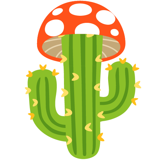 mushroom cactus