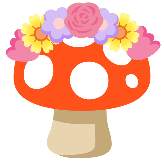 mushroom tulip