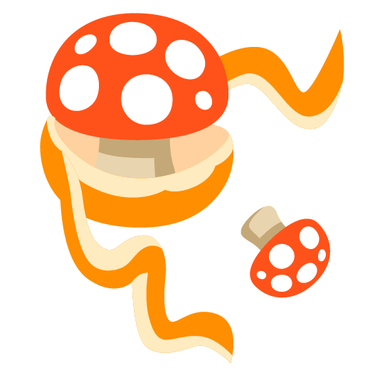 mushroom tangerine