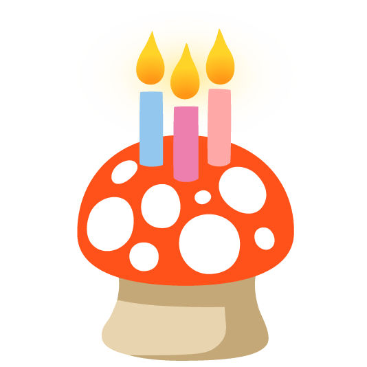 mushroom birthday
