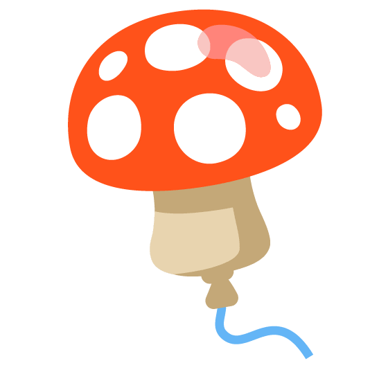 mushroom balloon