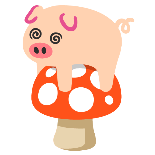 mushroom pig