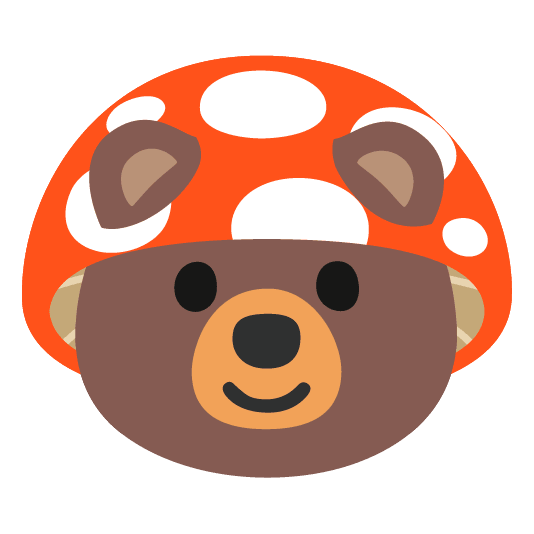 mushroom bear