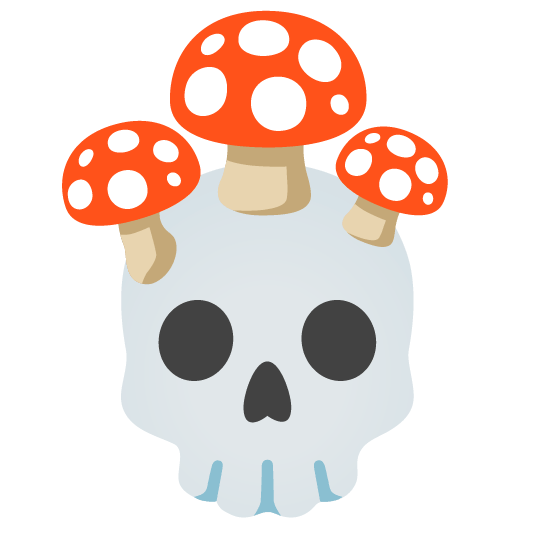 mushroom skull