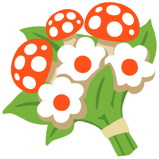 mushroom bouquet