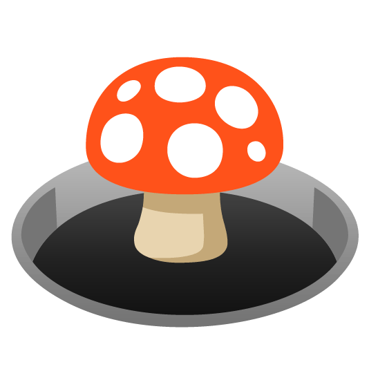 mushroom hole