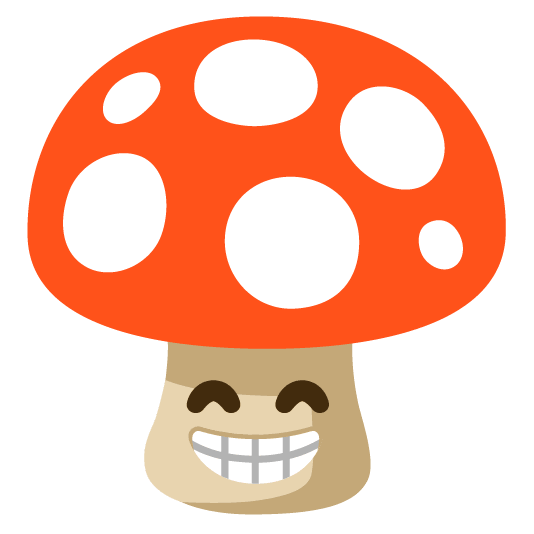 mushroom grin