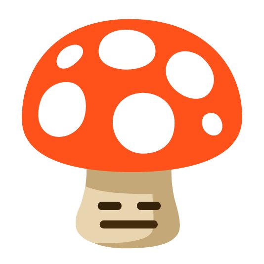 mushroom expressionless