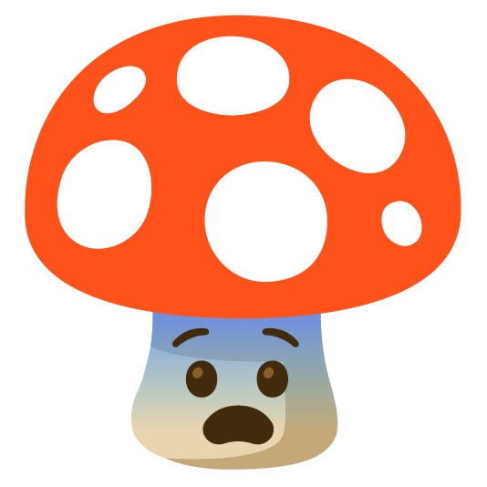 mushroom fearful